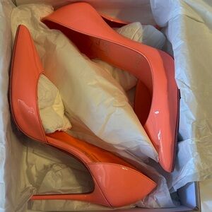 Louis Vuitton Vibrant Coral Heels